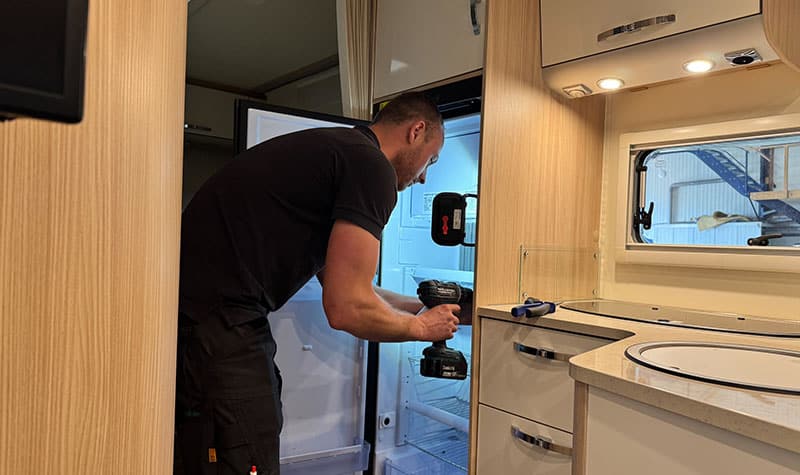 kleine onderhoudsbeurt camper